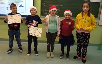 Zdjęcie do Mikołajki z elfami uczni&oacute;w klasy 1a:):).