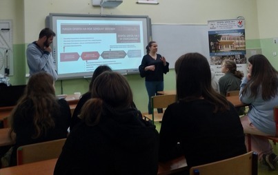 Zdjęcie do Spotkanie &oacute;smoklasist&oacute;w z przedstawicielami Zespołu Szk&oacute;ł nr 5 w Stargardzie.