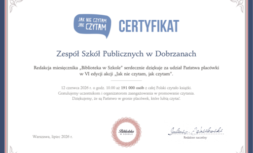 Certyfikat.